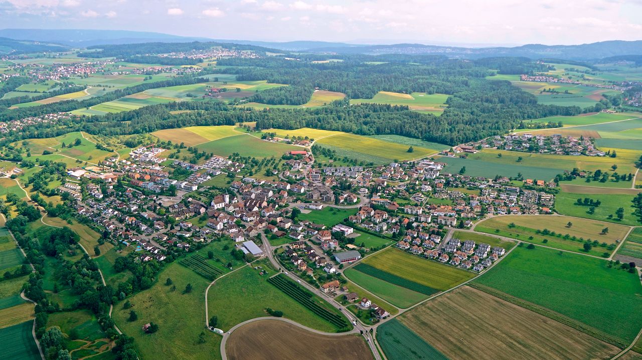 Foto Luftbild Oberlunkhofen